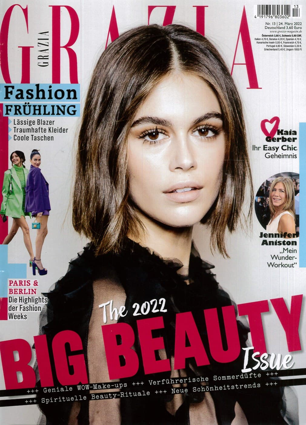 Grazia Nr. 13 / März 2022 – Cover Big Beauty Issue